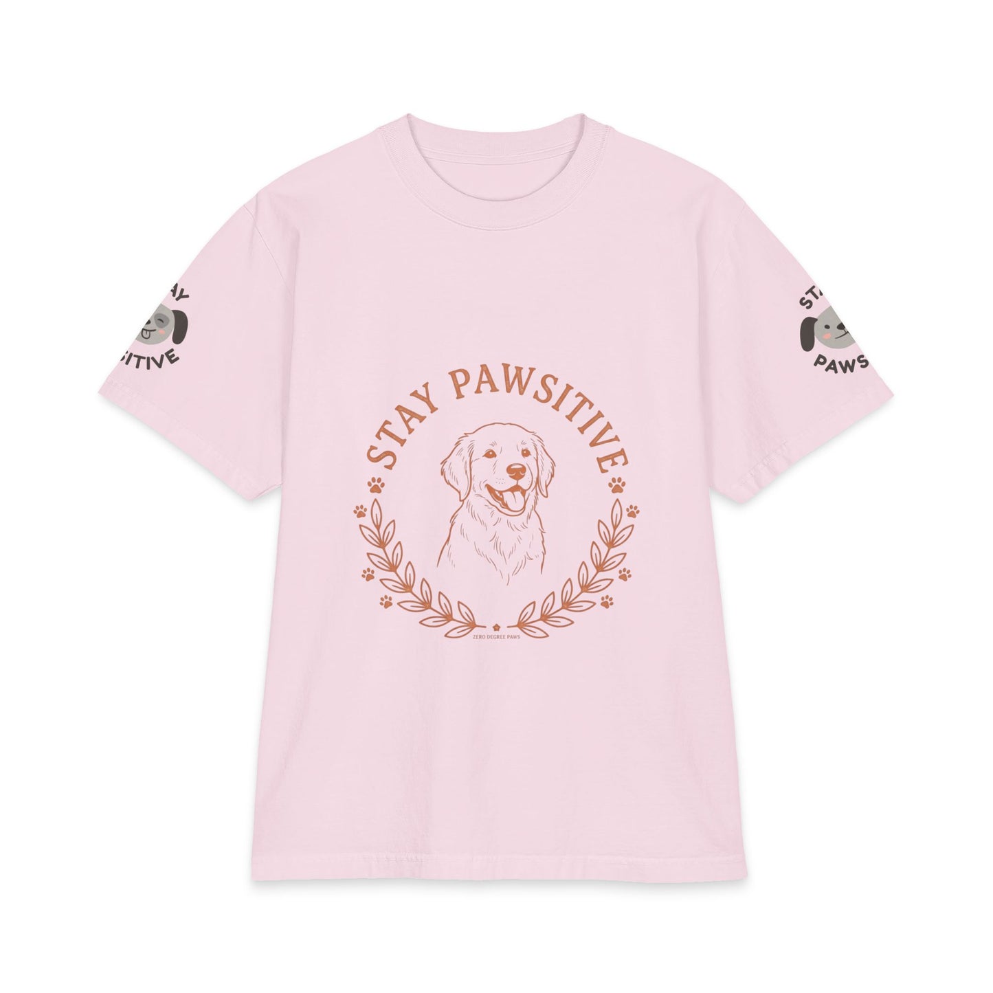 Stay Pawsitive Dog T-Shirt — "Home Is Where My Dog Is" Cozy Pet Lover Tee