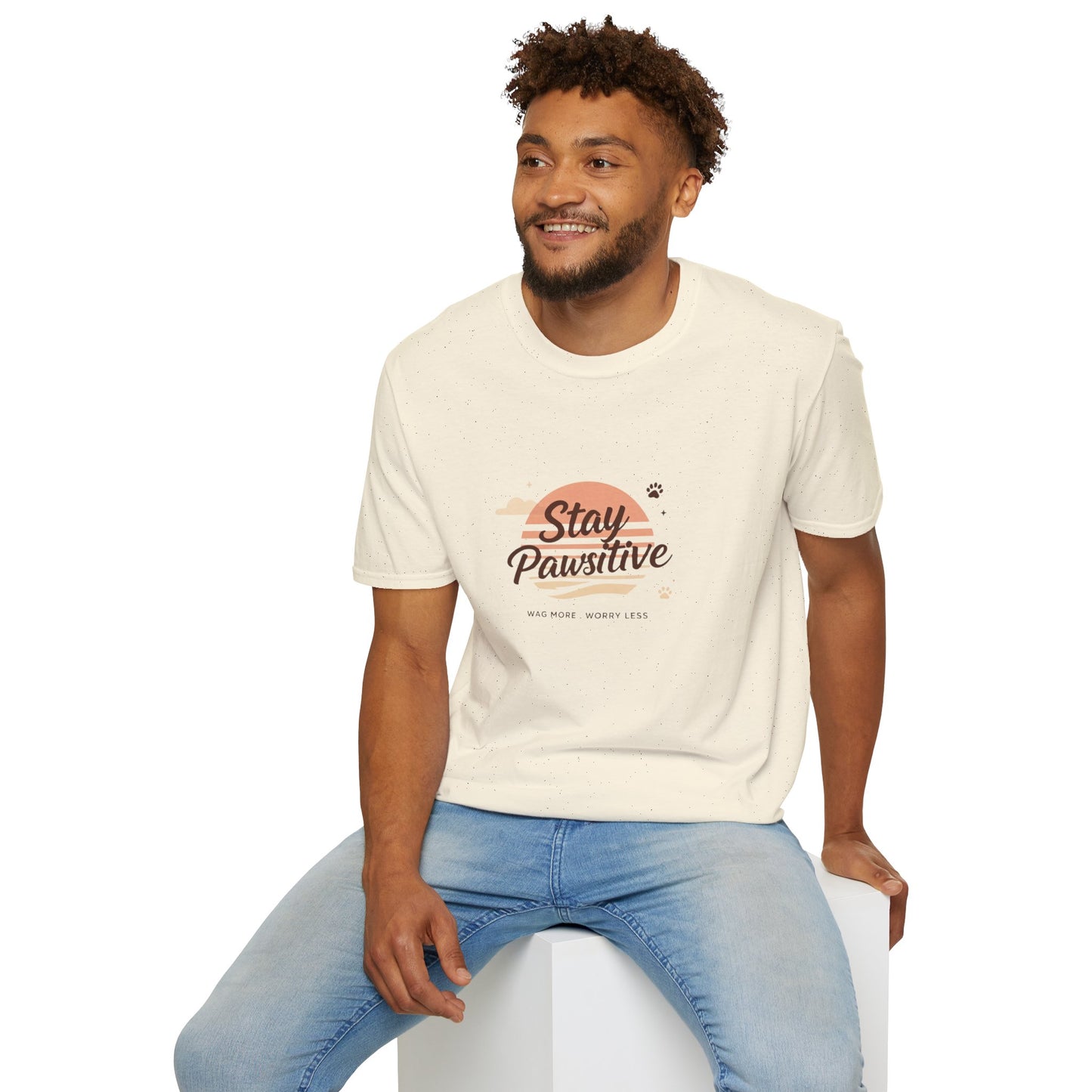 Stay Pawsitive Premium Tee