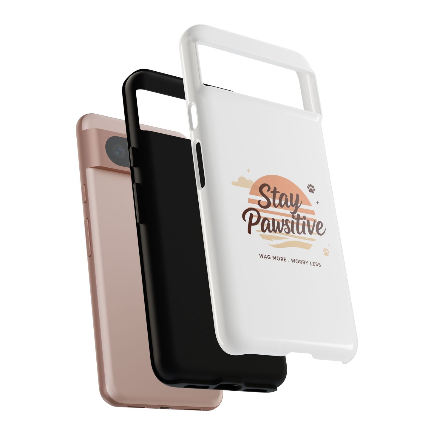 Stay Pawsitive Phone Case