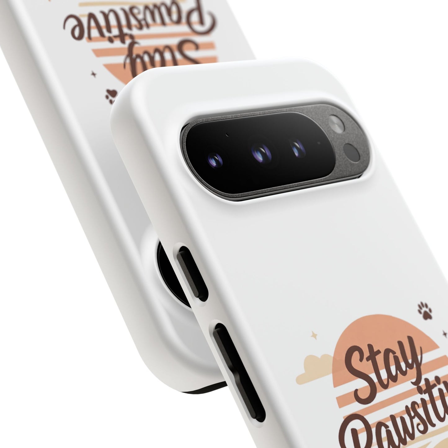 Stay Pawsitive Phone Case