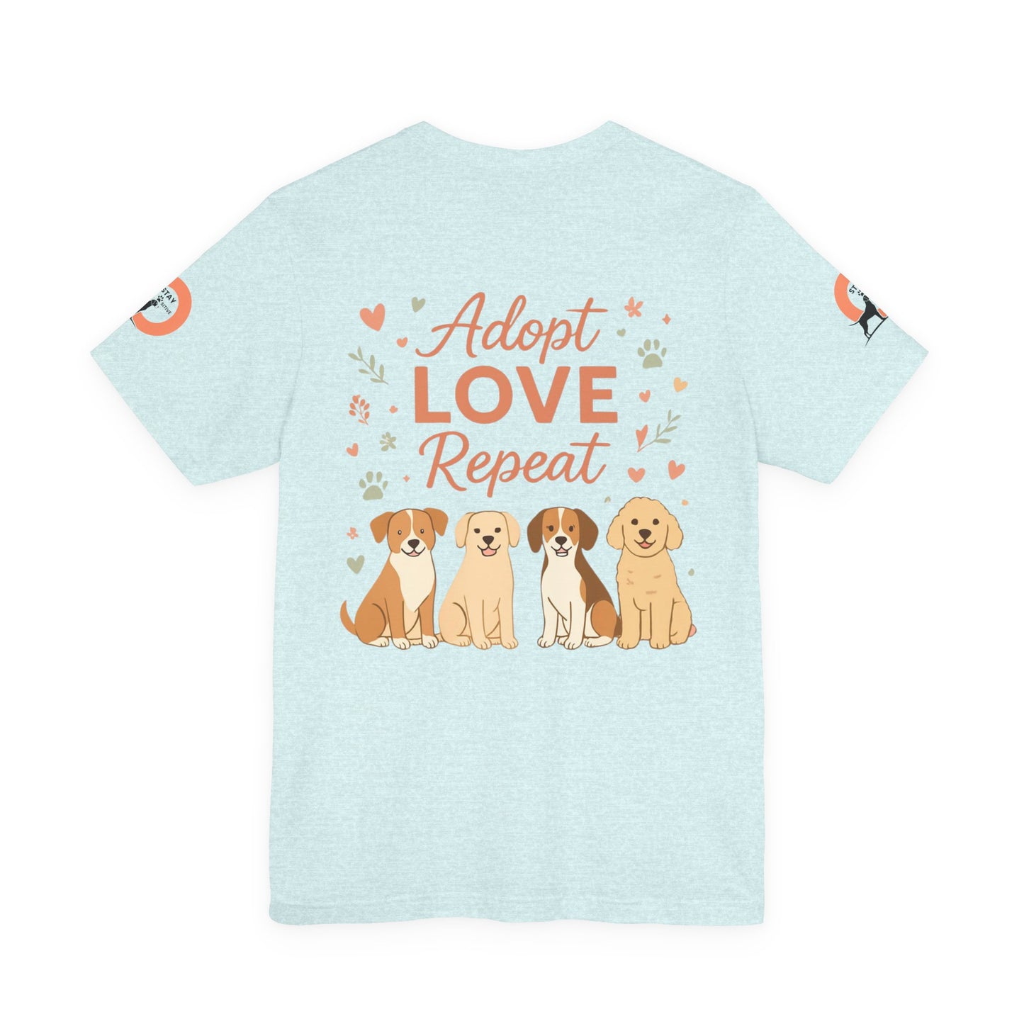 My Therapist Has Four Legs Tee — Adopt Love Repeat Dog Lover T-Shirt