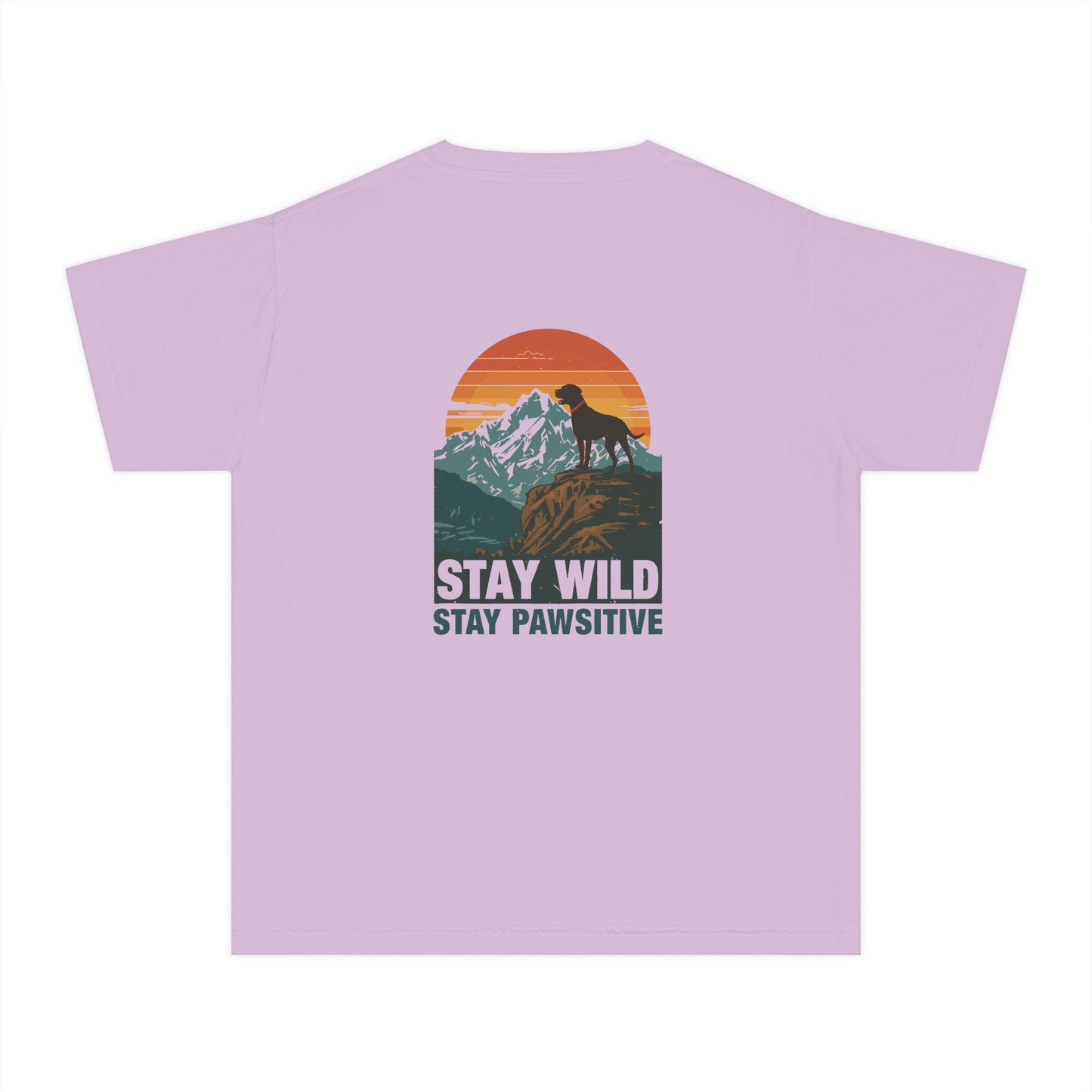 Pawsitive Vibes Youth Dog Tee