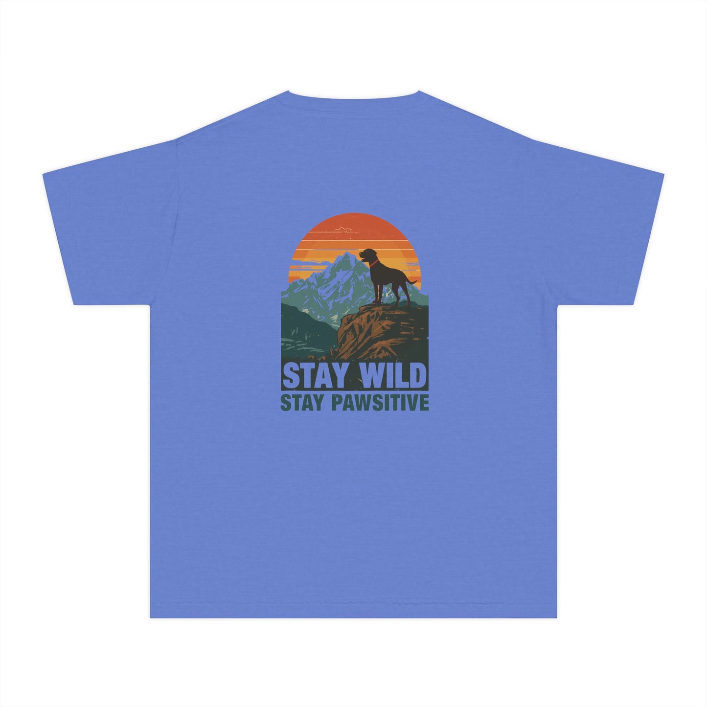 Pawsitive Vibes Youth Dog Tee