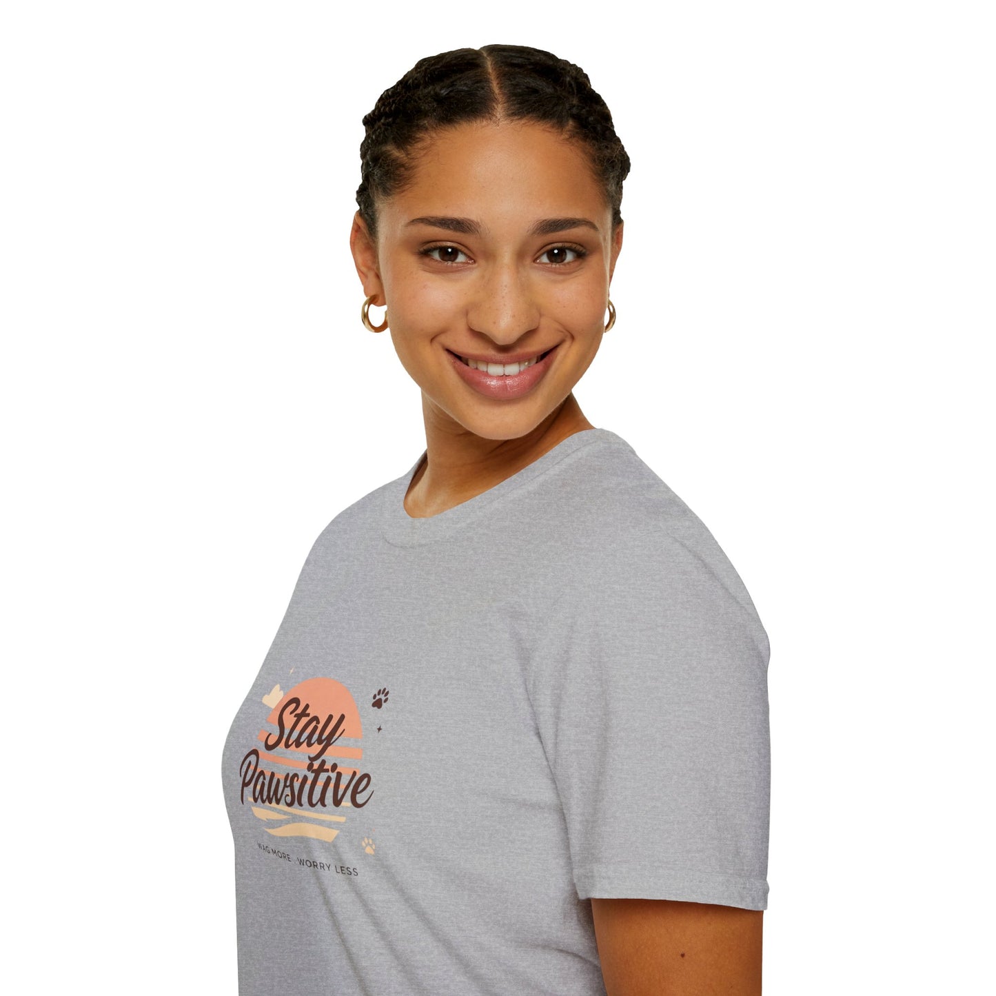 Stay Pawsitive Premium Tee