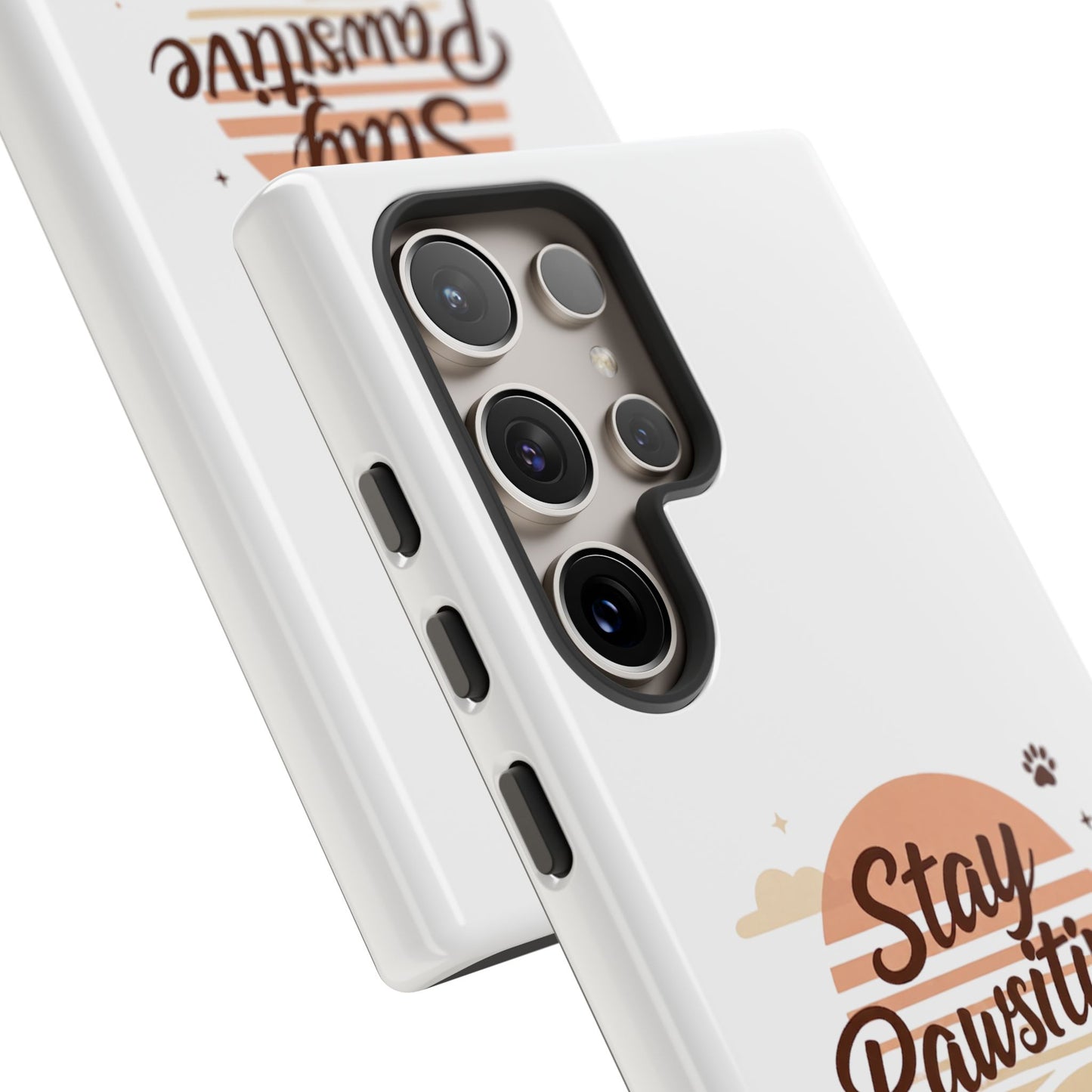 Stay Pawsitive Phone Case