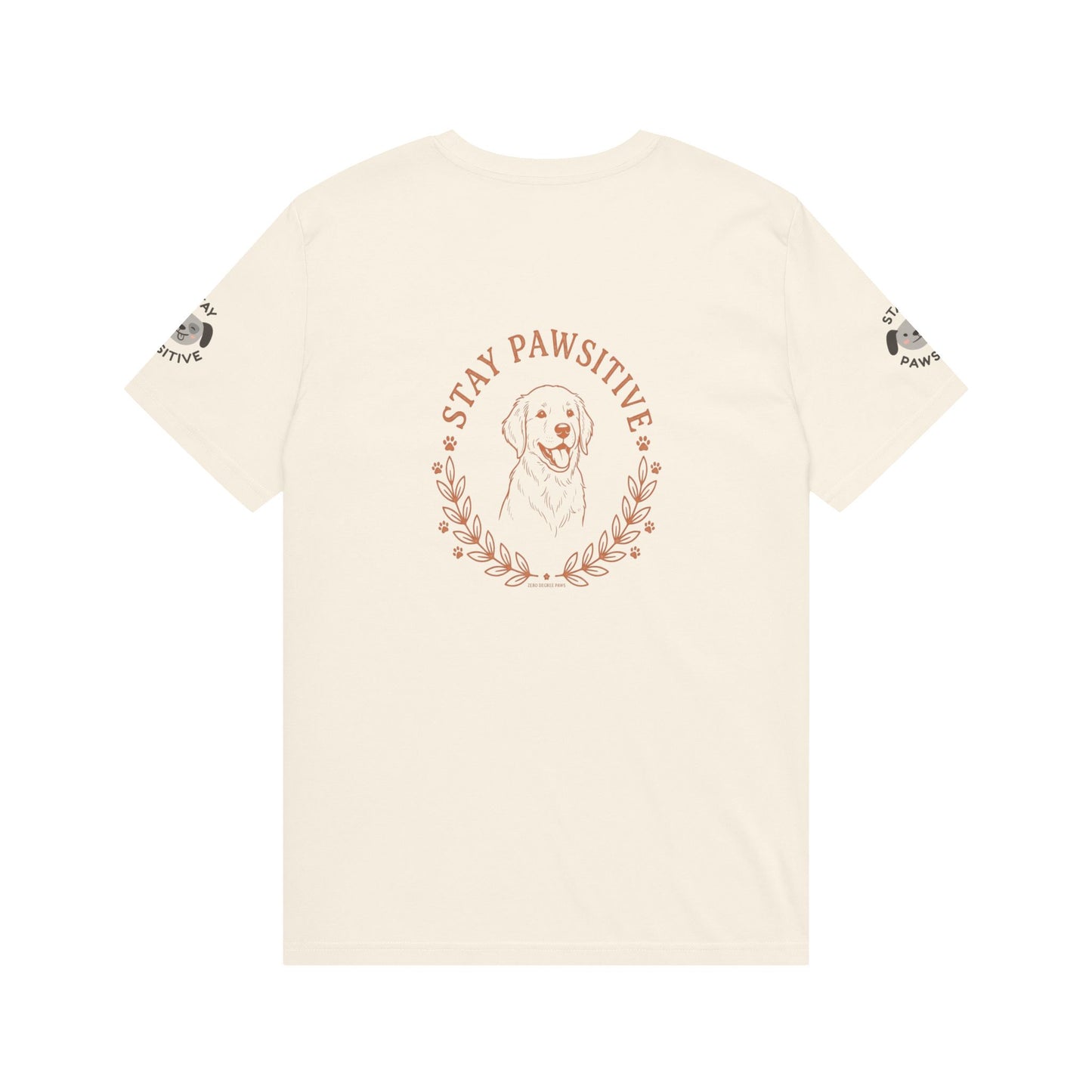 Dog Lover T-Shirt — "Home Is Where My Dog Is" / "Stay Pawsitive"