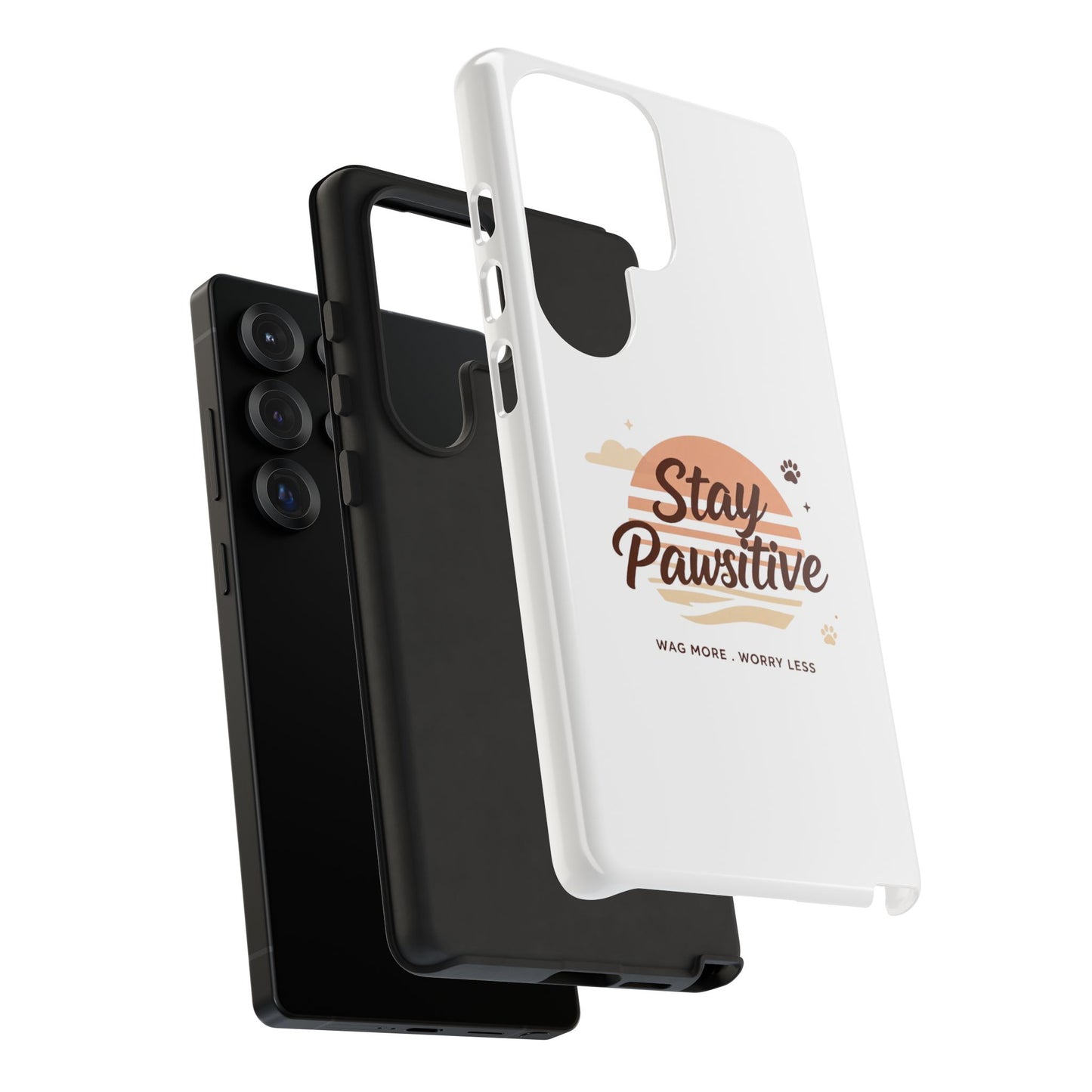 Stay Pawsitive Phone Case