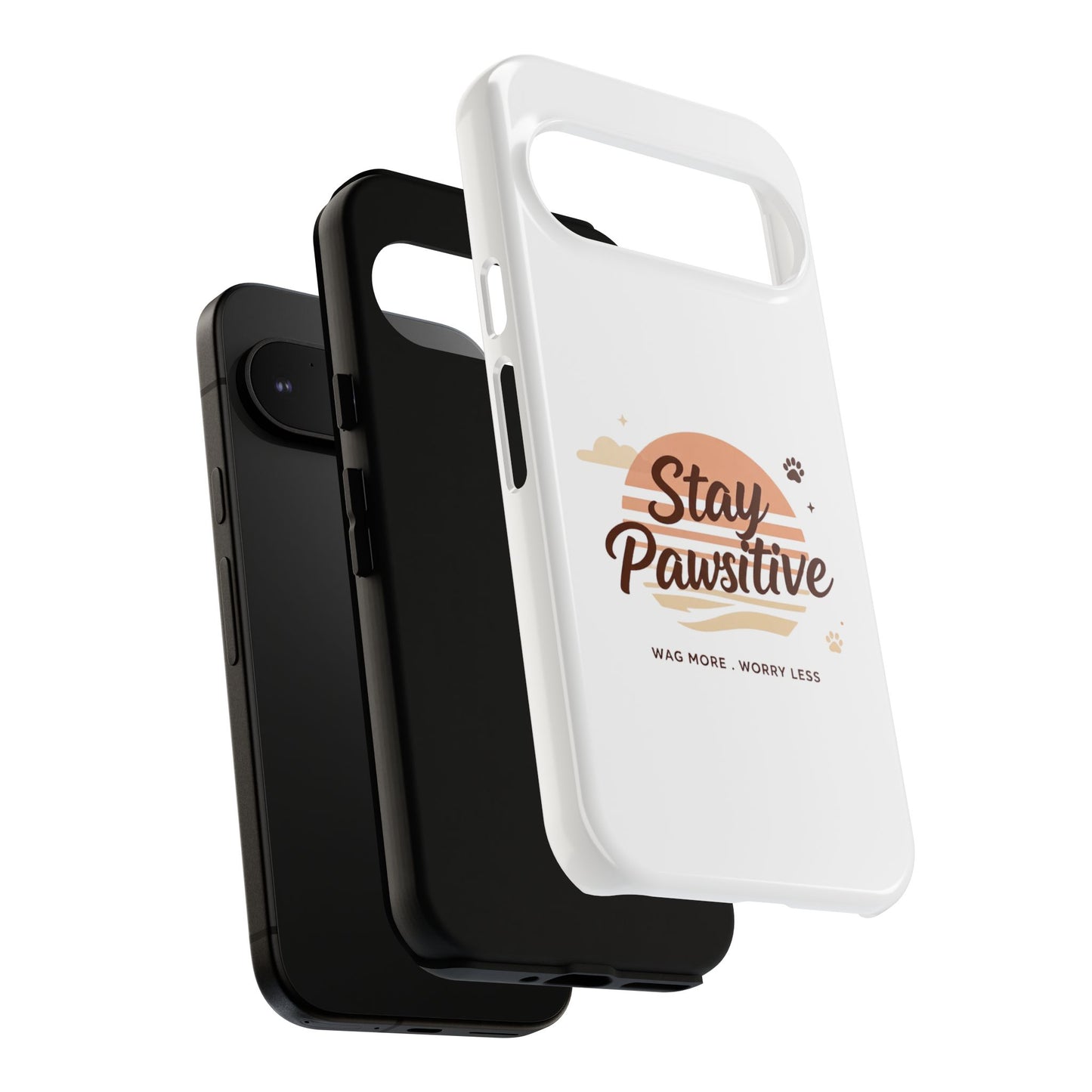 Stay Pawsitive Phone Case