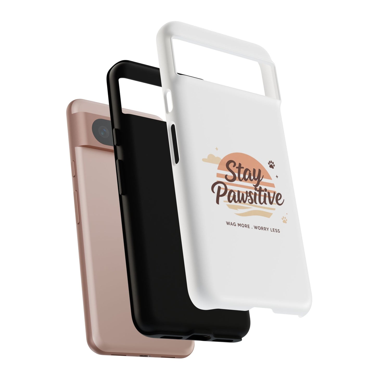 Stay Pawsitive Phone Case