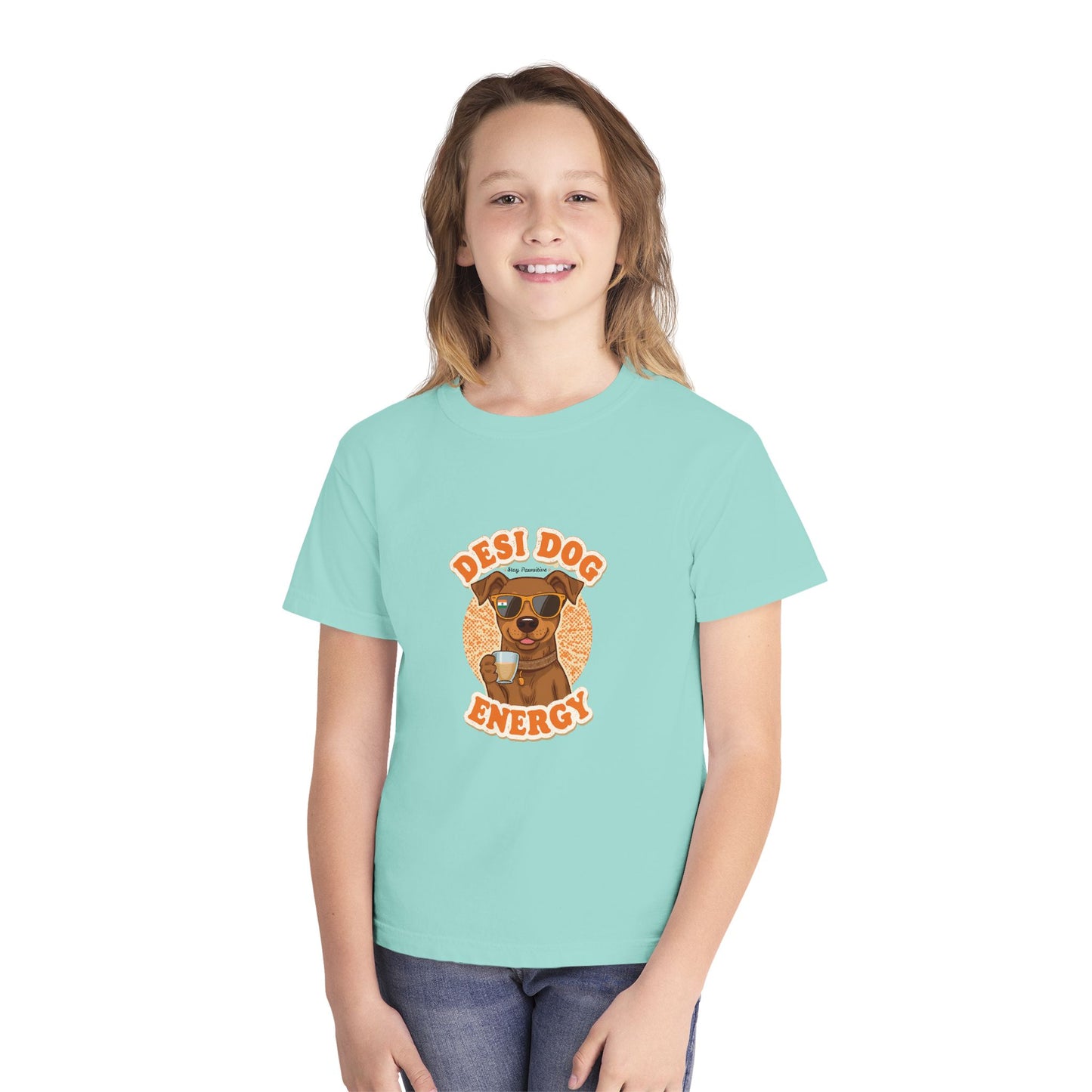 Pawsitive Vibes Youth Dog Tee