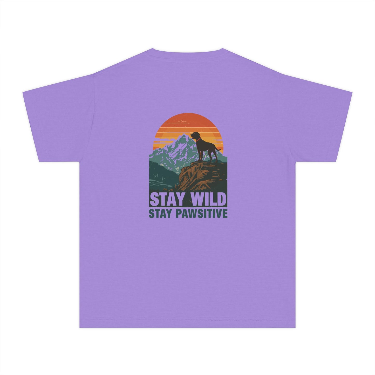 Pawsitive Vibes Youth Dog Tee
