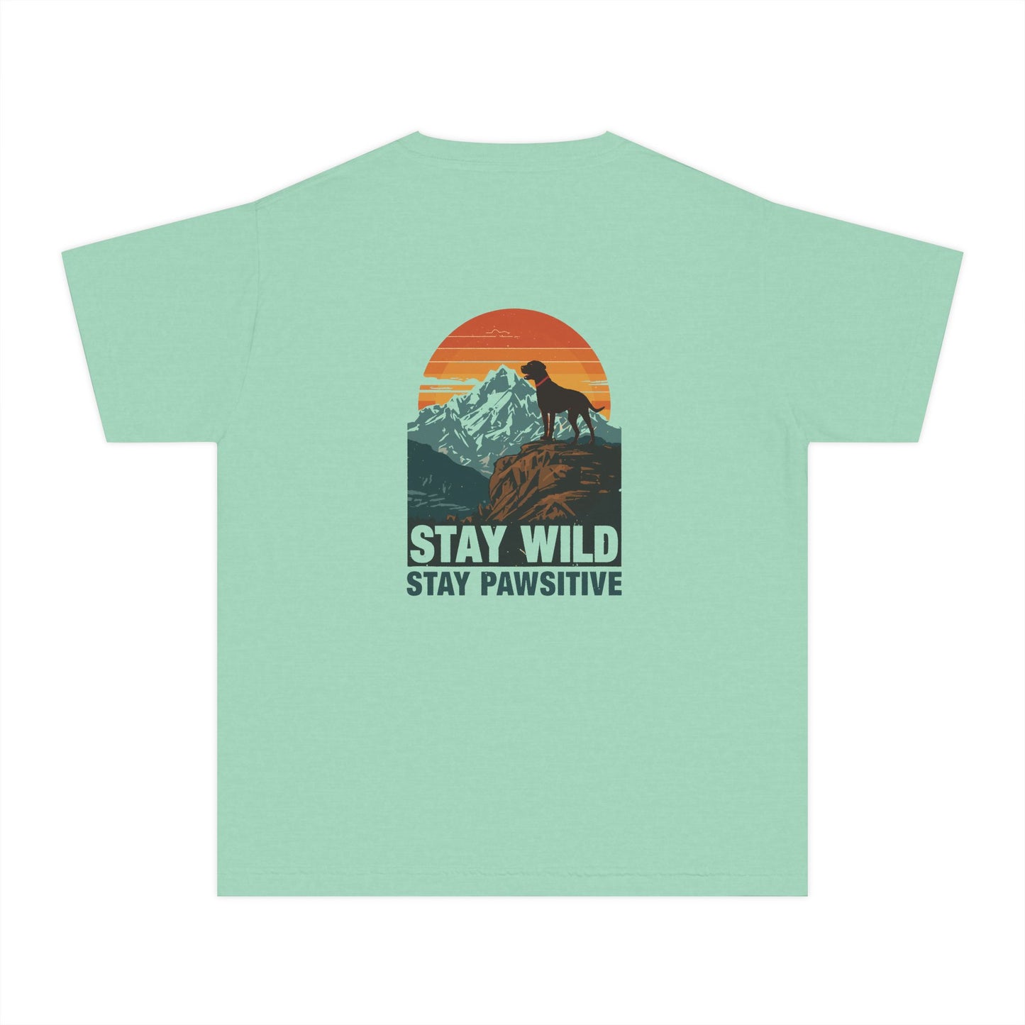 Pawsitive Vibes Youth Dog Tee