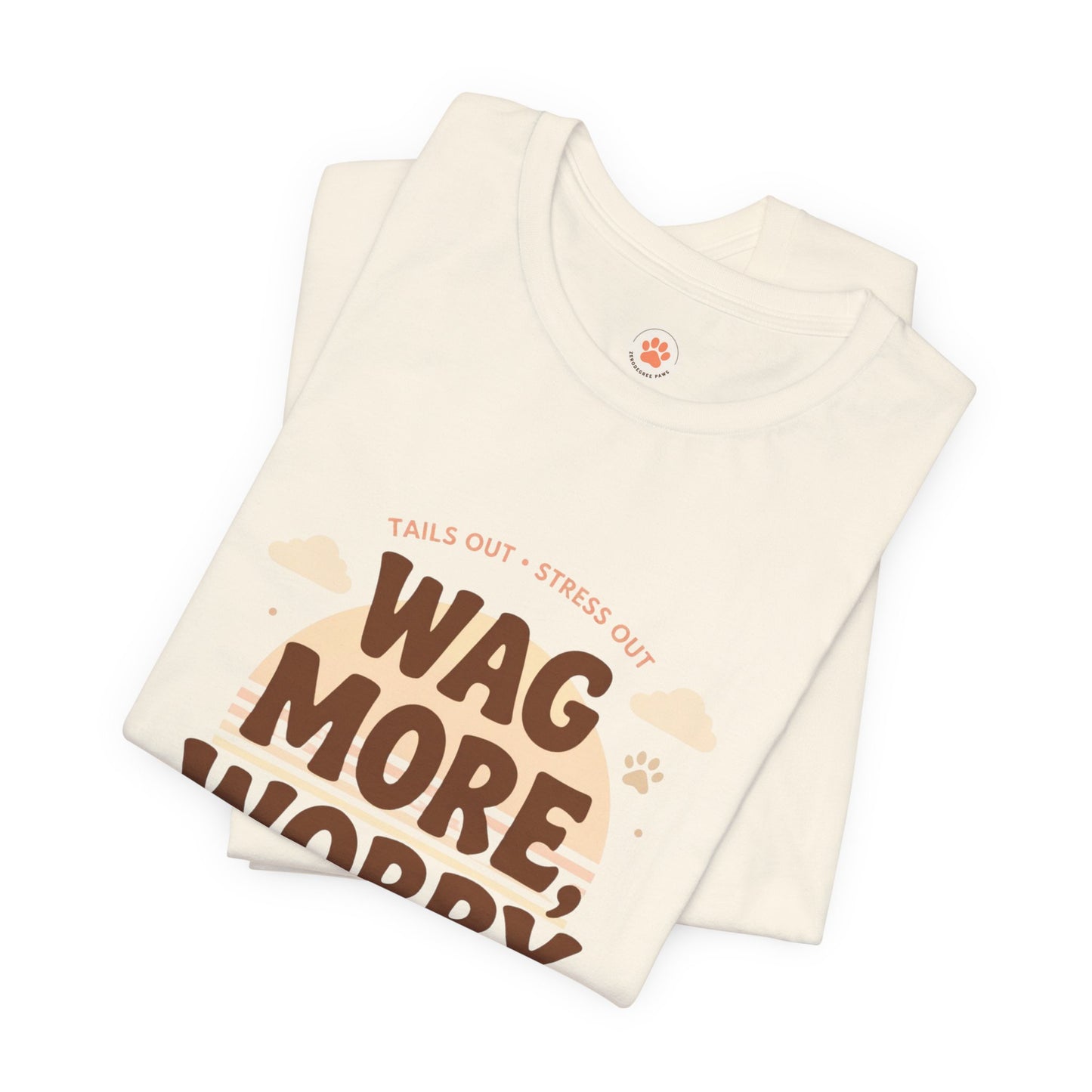 Stay Pawsitive Unisex Dog Lover Tee – Cute Graphic Shirt
