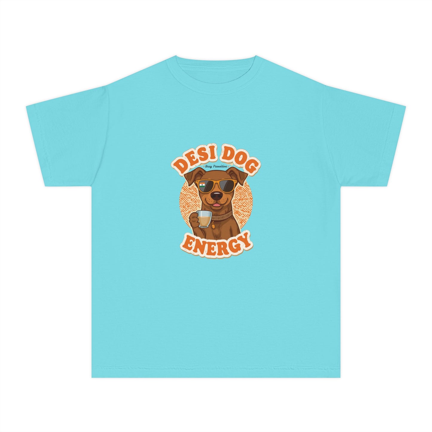 Pawsitive Vibes Youth Dog Tee