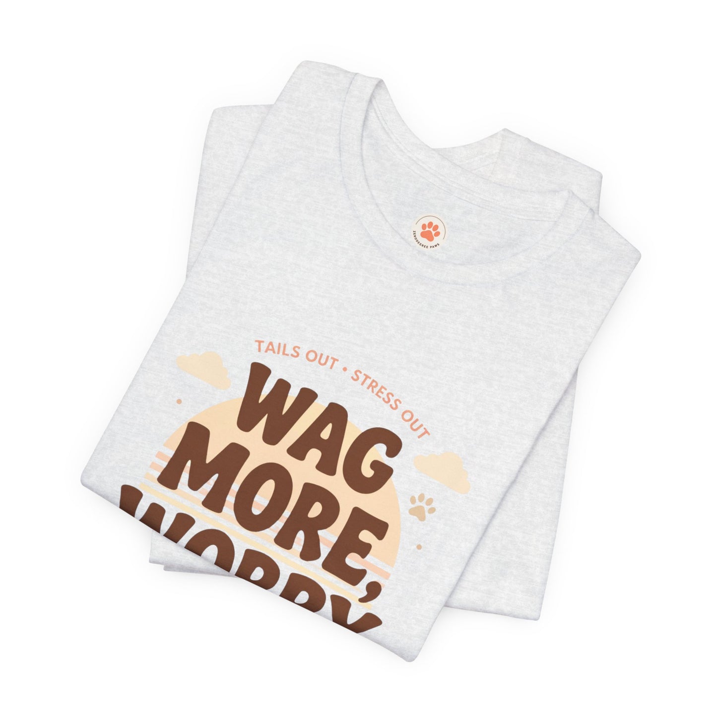 Stay Pawsitive Unisex Dog Lover Tee – Cute Graphic Shirt