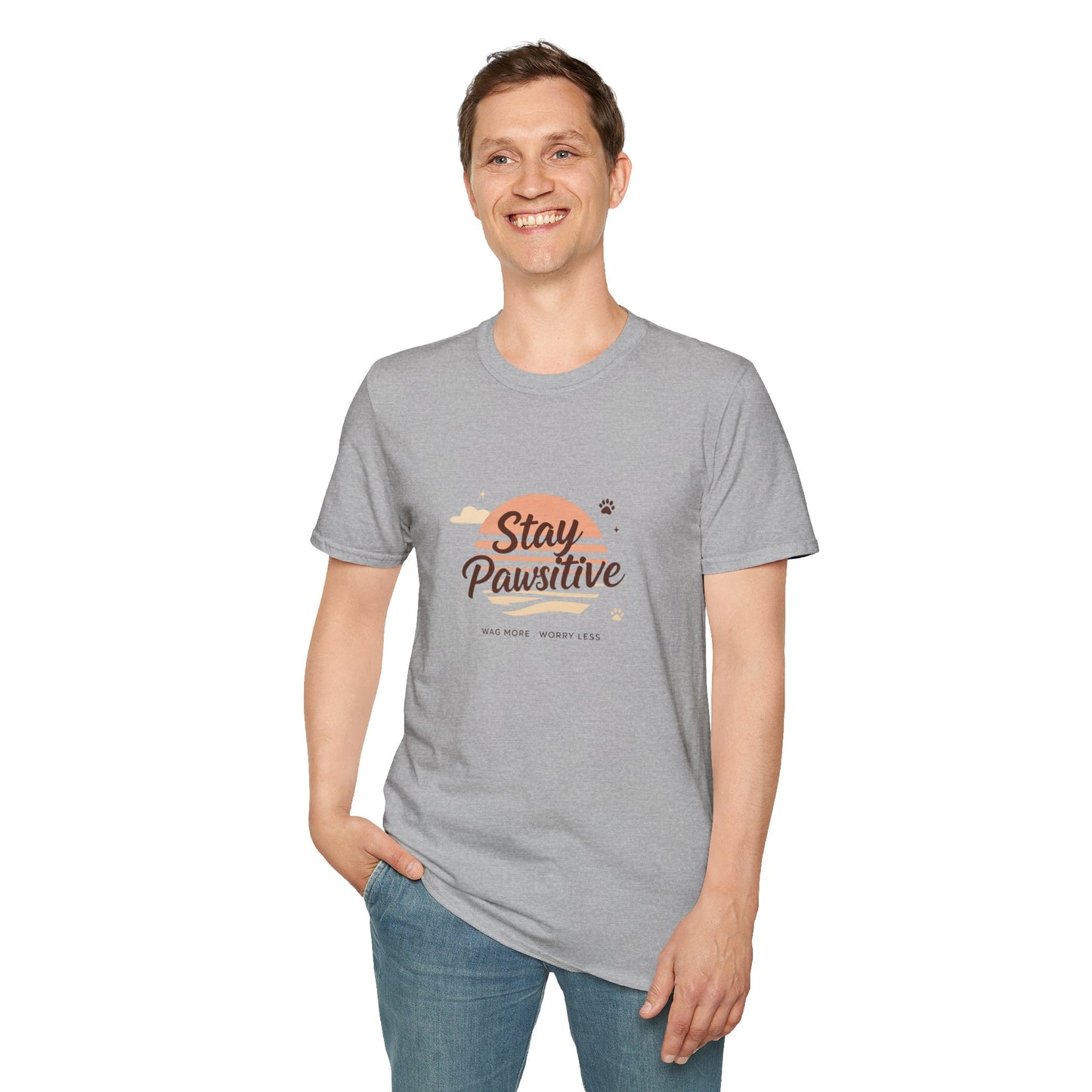 Stay Pawsitive Premium Tee