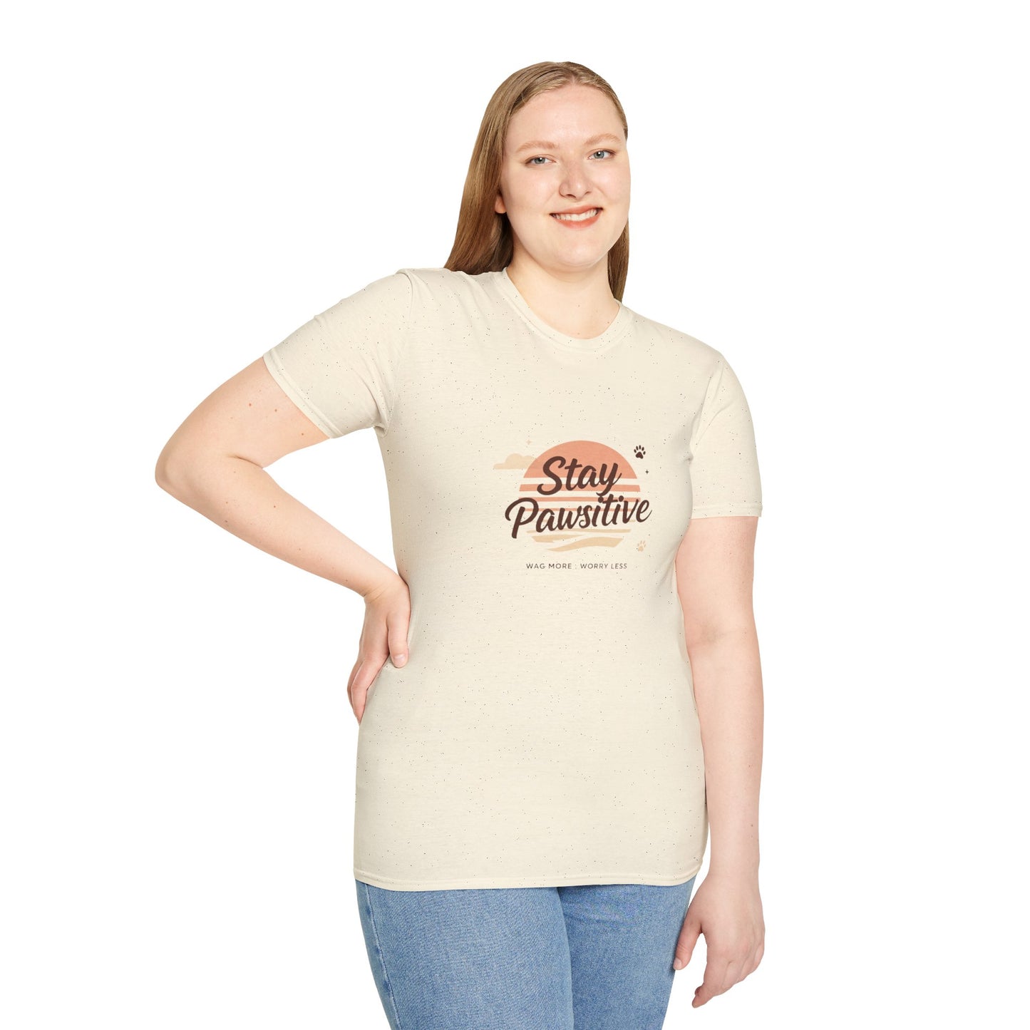 Stay Pawsitive Premium Tee