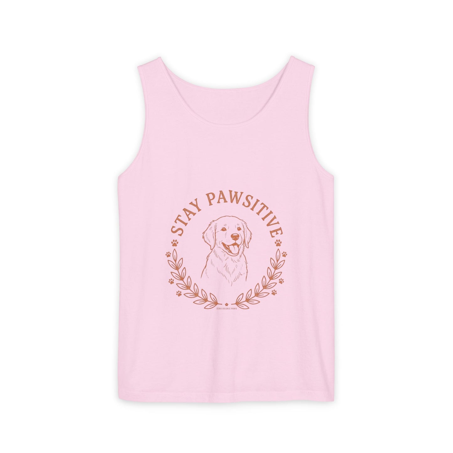 Stay Pawsitive Dog Tank — "Home Is Where My Dog Is" Graphic Tank Top