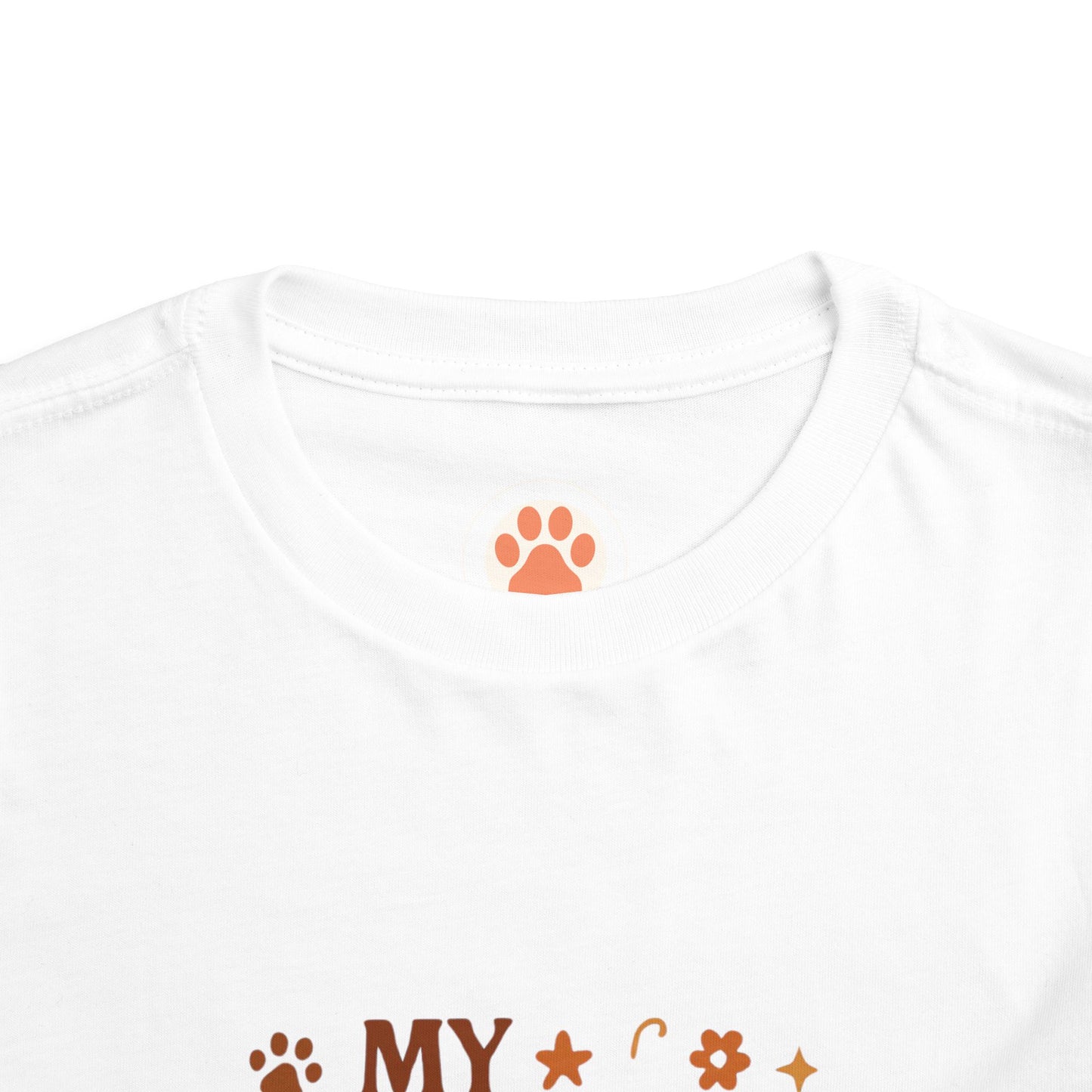 Toddler Tee — "My Therapist Has Four Legs" / "Adopt Love Repeat" Puppy Rescue Shirt