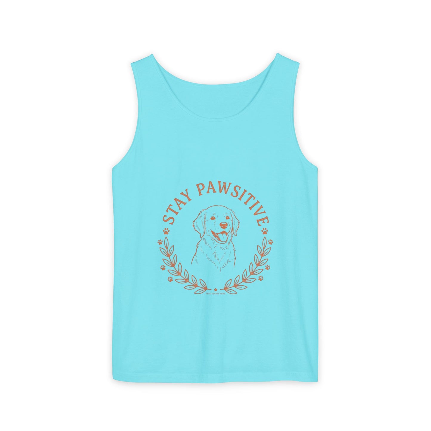 Stay Pawsitive Dog Tank — "Home Is Where My Dog Is" Graphic Tank Top