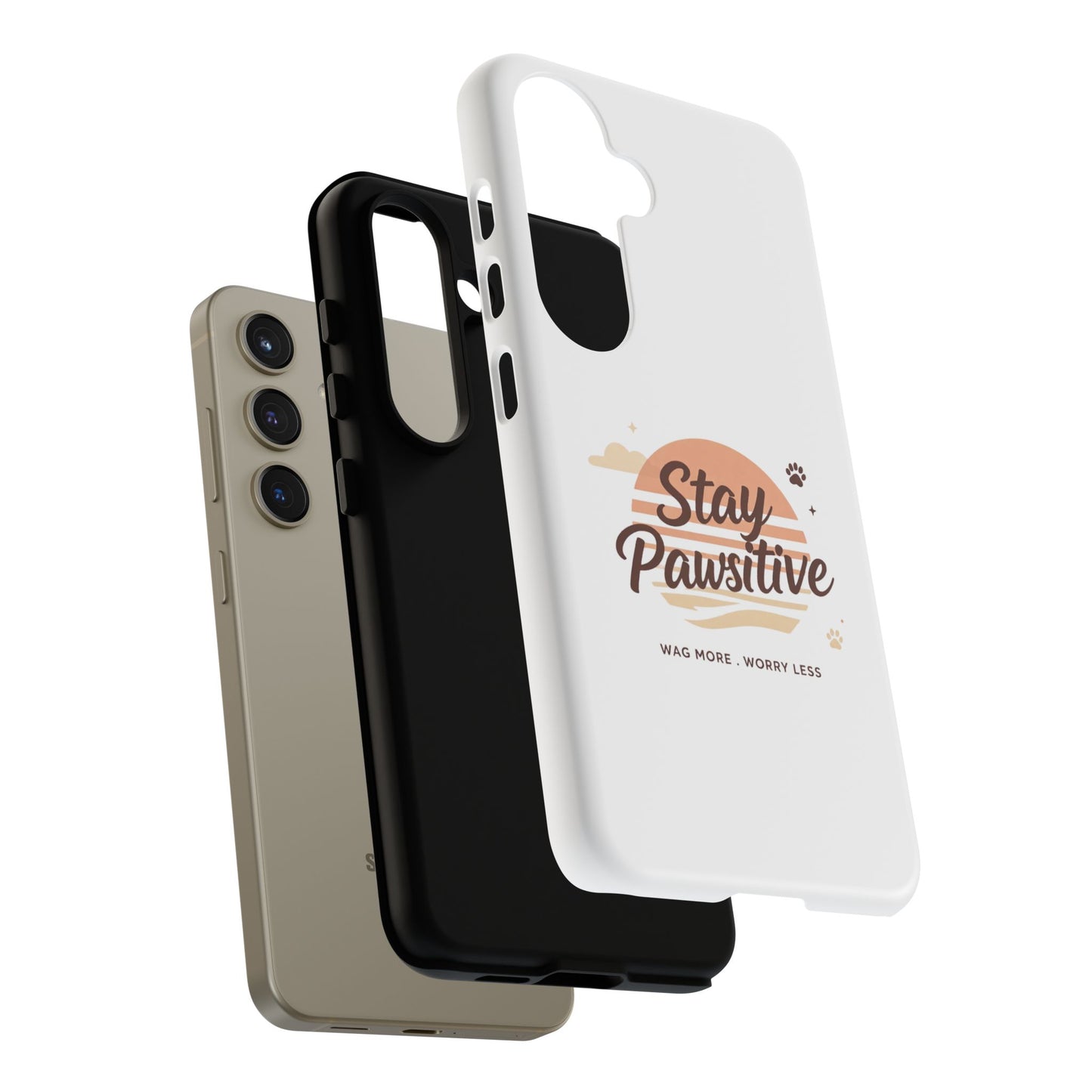 Stay Pawsitive Phone Case