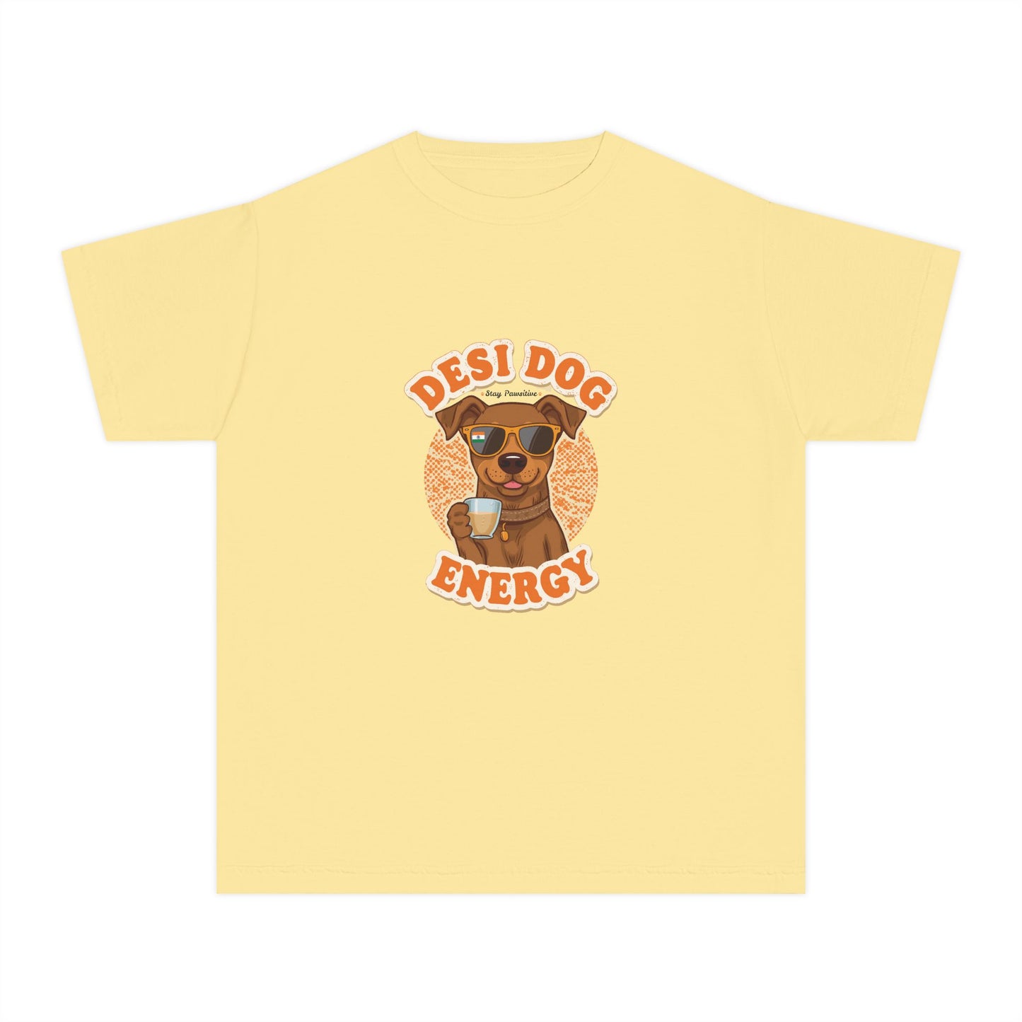 Pawsitive Vibes Youth Dog Tee