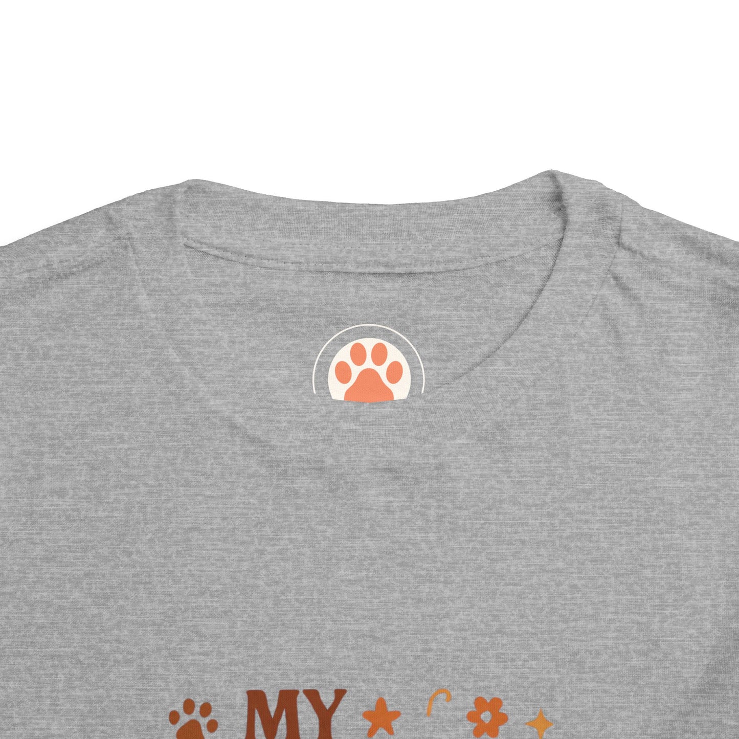 Toddler Tee — "My Therapist Has Four Legs" / "Adopt Love Repeat" Puppy Rescue Shirt