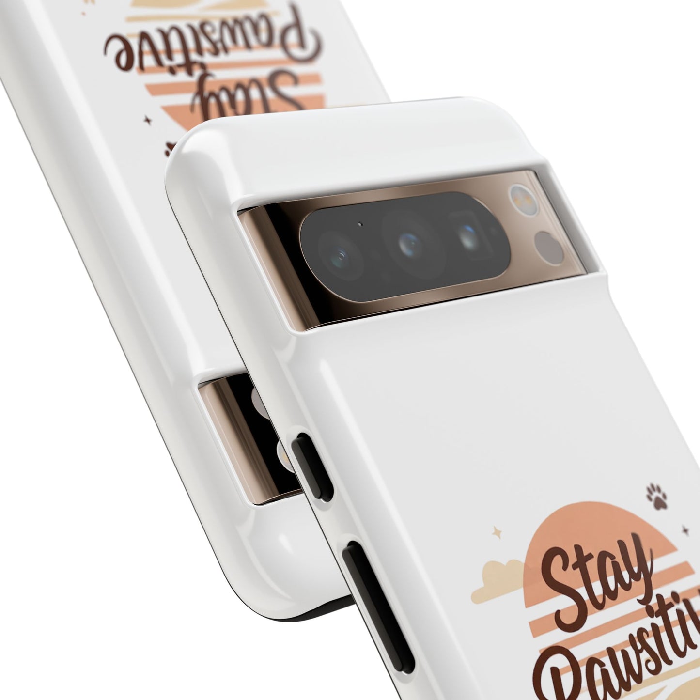 Stay Pawsitive Phone Case