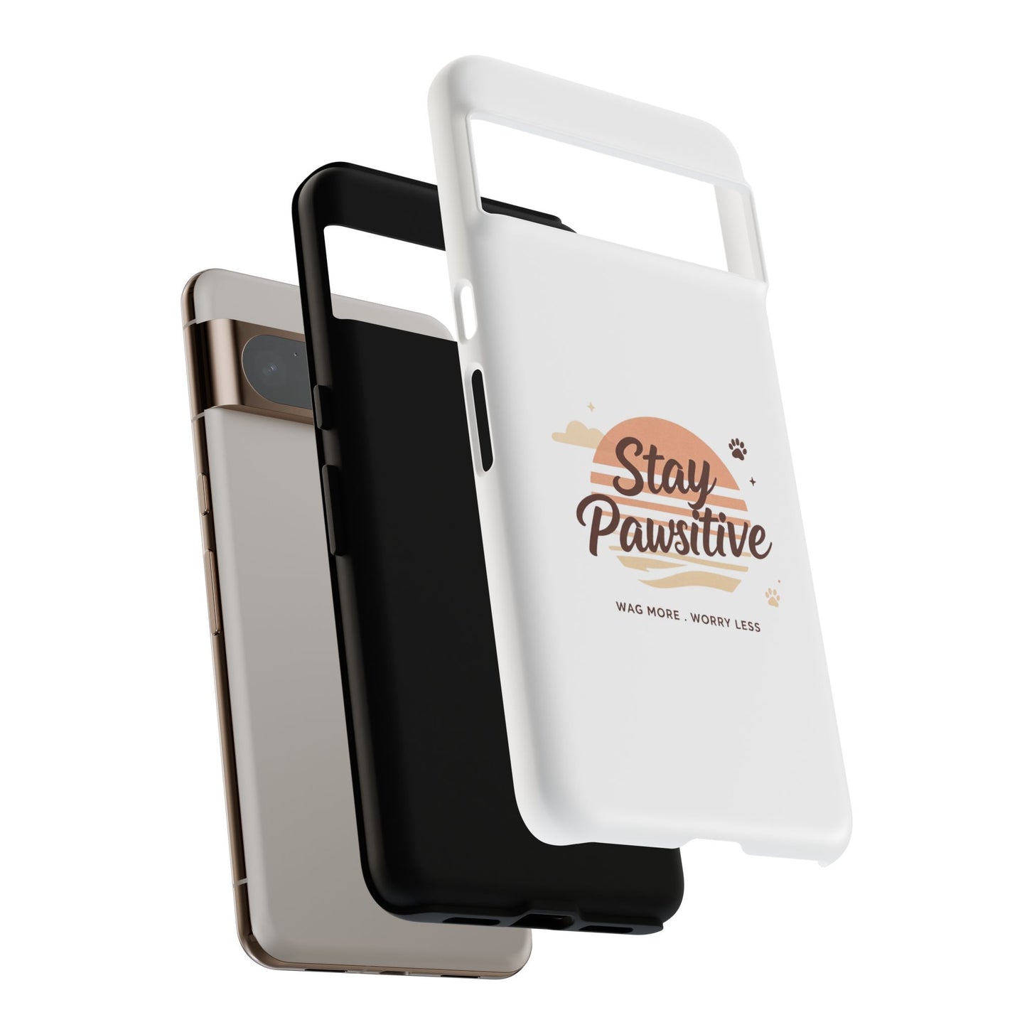 Stay Pawsitive Phone Case
