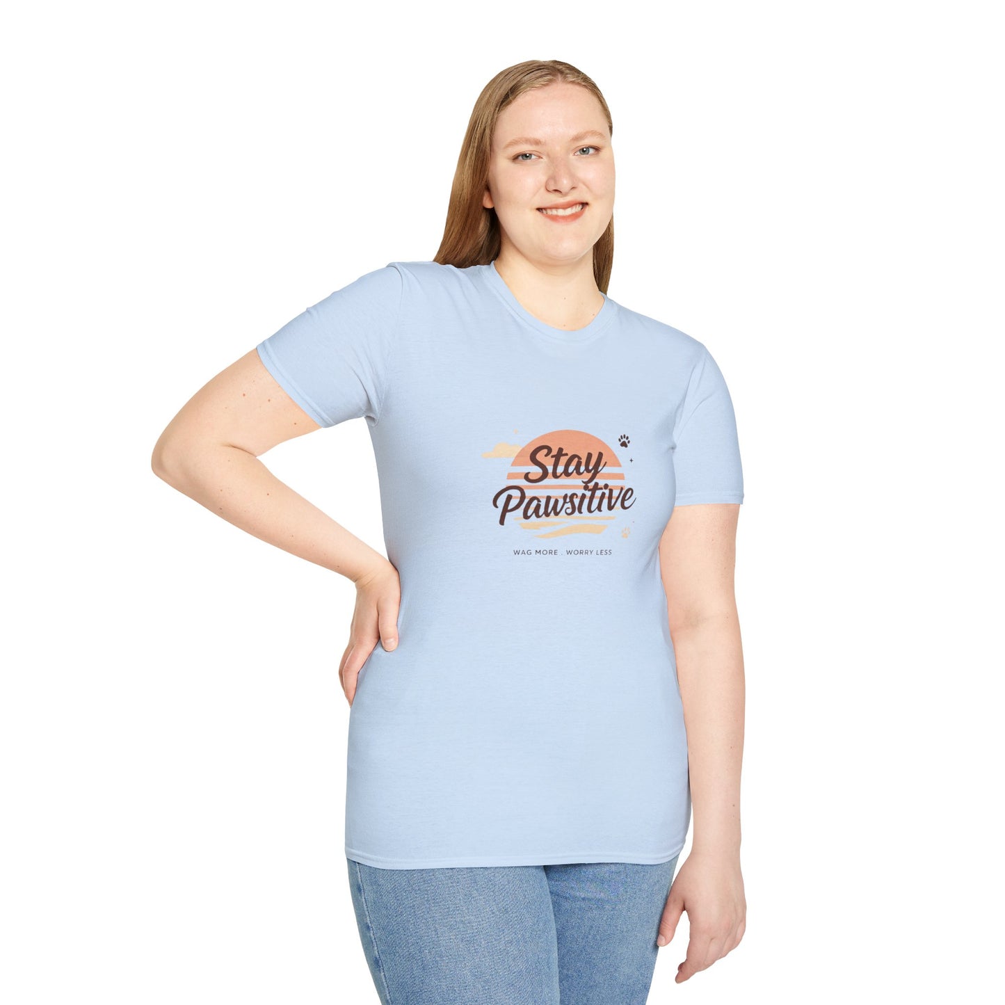 Stay Pawsitive Premium Tee