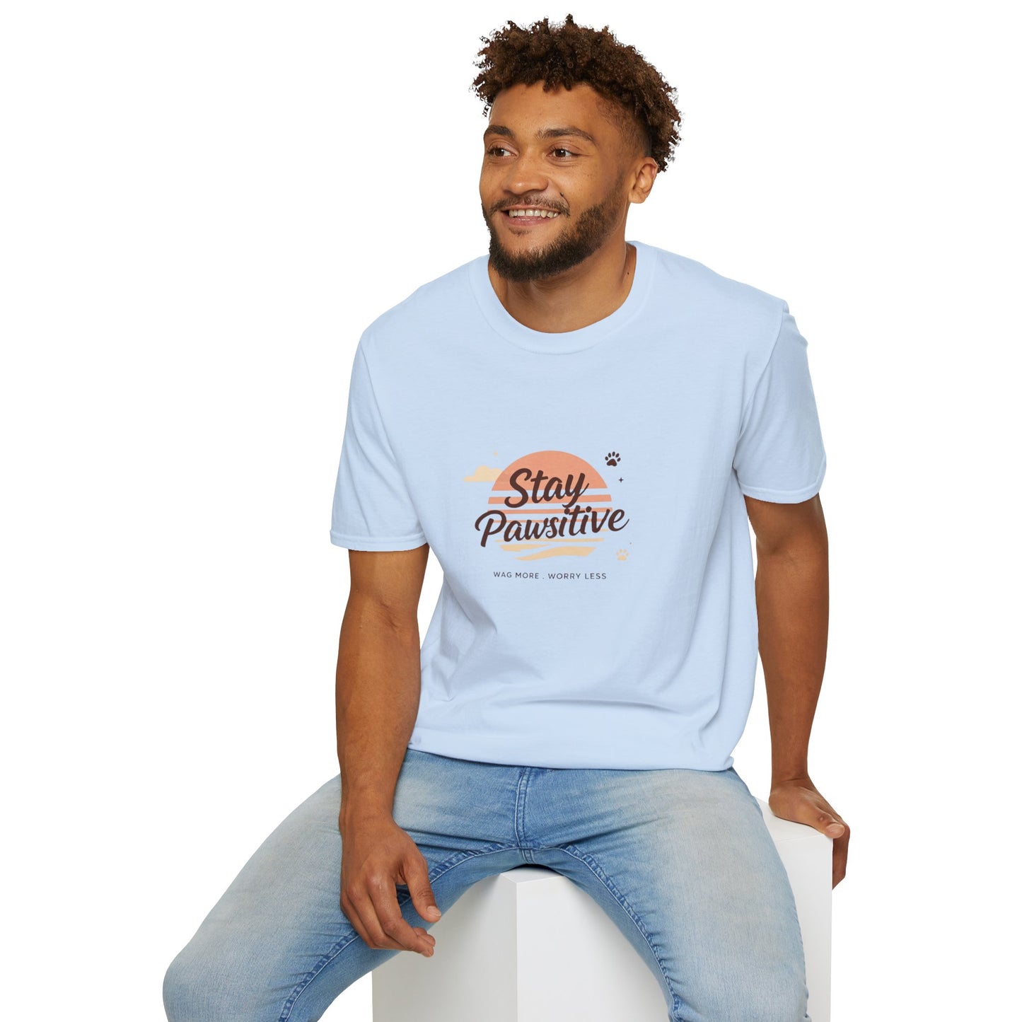Stay Pawsitive Premium Tee