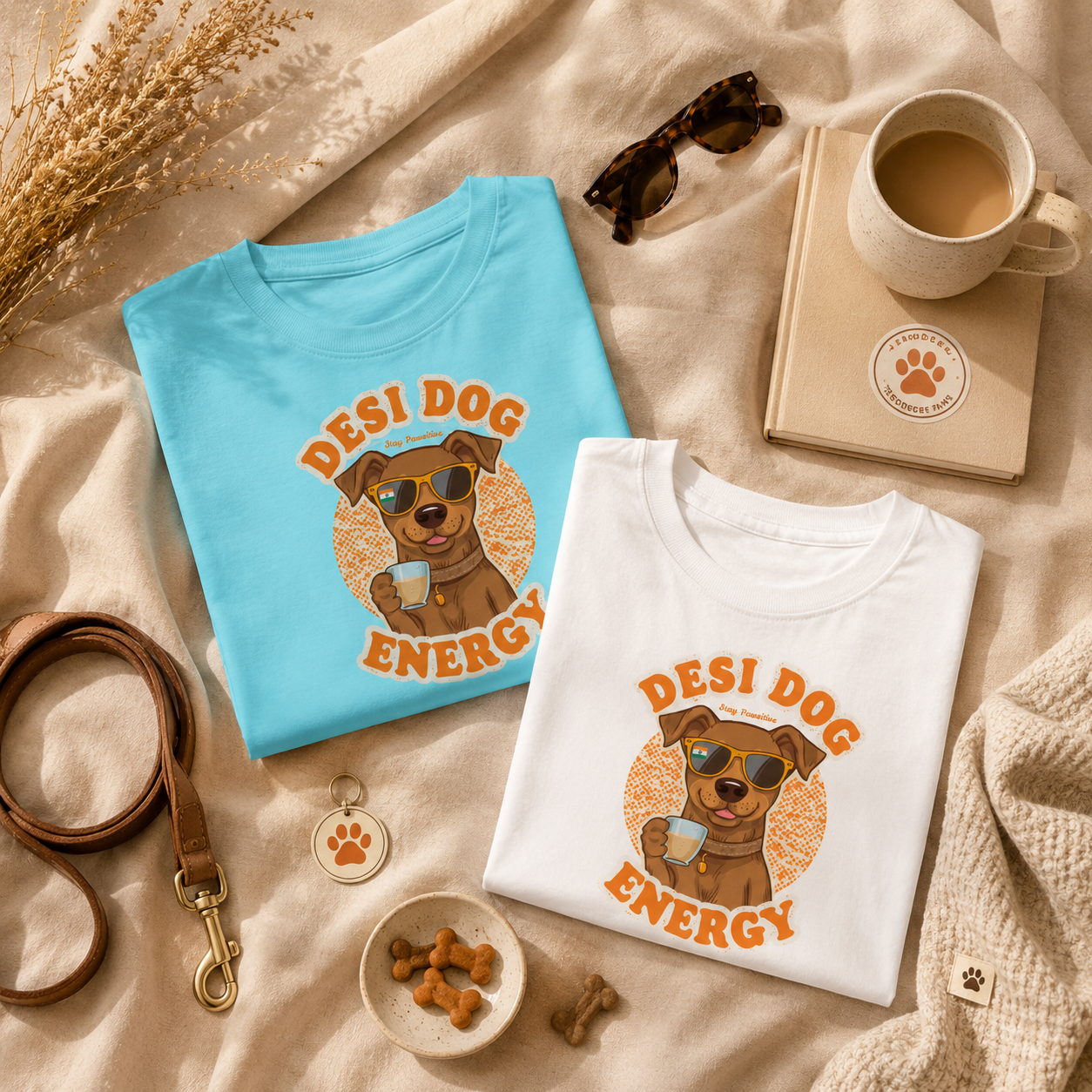 Pawsitive Vibes Youth Dog Tee