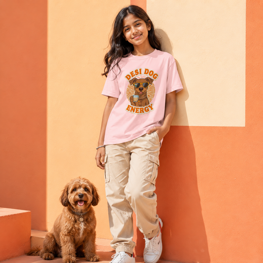 Pawsitive Vibes Youth Dog Tee